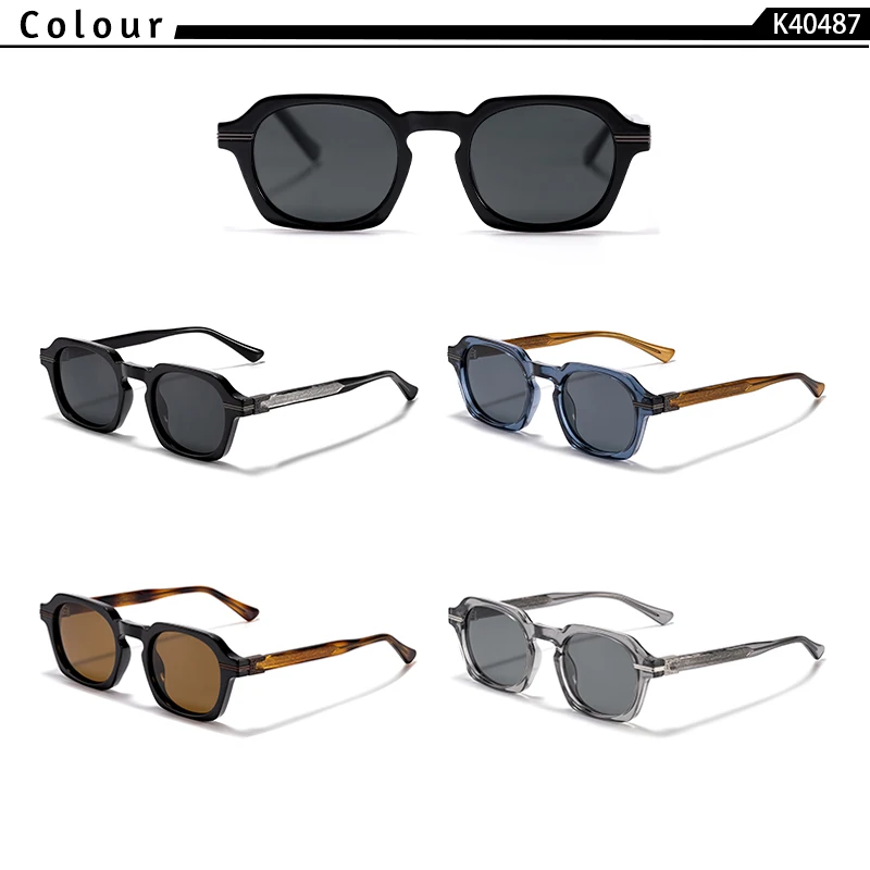 CATERSIDE Vintage Punk Herren-Sonnenbrille, Markendesign, Sonnenbrille mit kleinem Rahmen, Party, Reisen, modische Brille, Geschenk, ideale Wahl – Detail 3