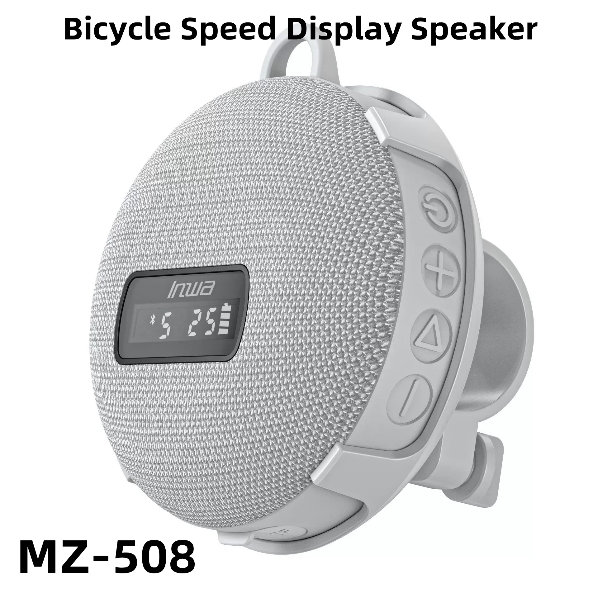 

Inwa MZ-508 Bicycle Speed Display Speaker PLUS Portable Waterproof Long Battery Life 8W Mini Cycling Wireless Bluetooth Speaker
