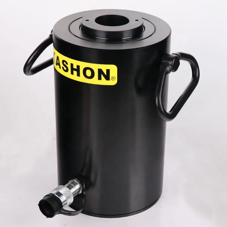 

70Mpa Light Wight Single Acting Center Hole Hollow Hydraulic Aluminum Cylinder Jack