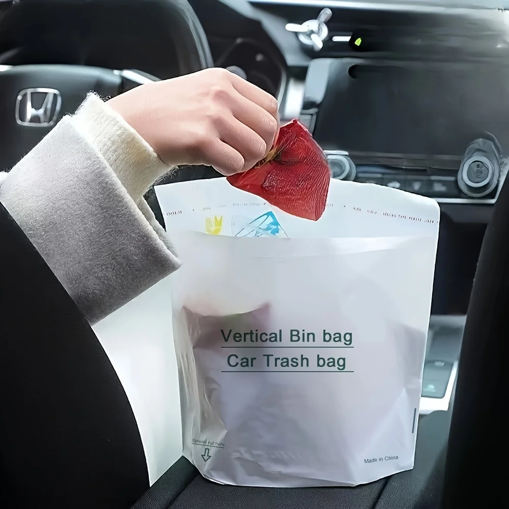 60/100 Stück Einweg-Müllbeutel für das Auto, Erbrochenenbeutel, Größe 8,07 Zoll x 9,84 Zoll. Diese Taschen wurden verbessert und verstärkt, wodurch sie besonders strapazierfähig sind. Geeignet für verschiedene Umgebungen, wie z. B. Autos, Küchen, Schlafzimmer, Arbeitszimmer, für Reisen, Campingausflüge und Büros. – Detail 9