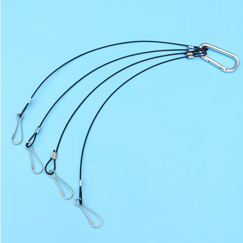 

10Pcs Stainless Steel Plant Grow Light Hanger Rope Heavy Duty Anti Rust Hanging Kit for LED Grow Lights 1Mm Thick 300Mm Long