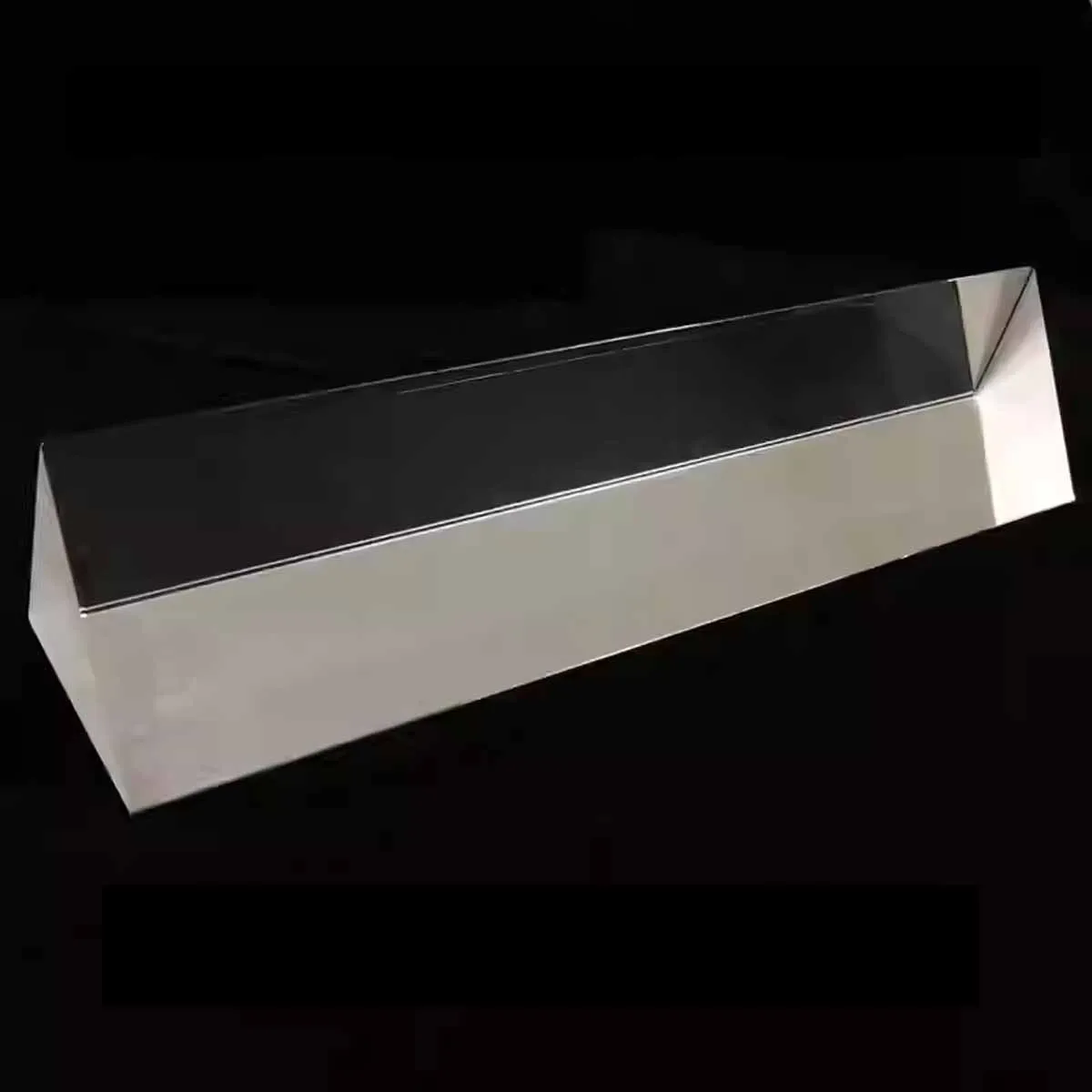 Super Large 100x100x400mm triangular Prism Photography Light Effect Prop Rainbow Science Experiment Visual Aid for Popularizatio