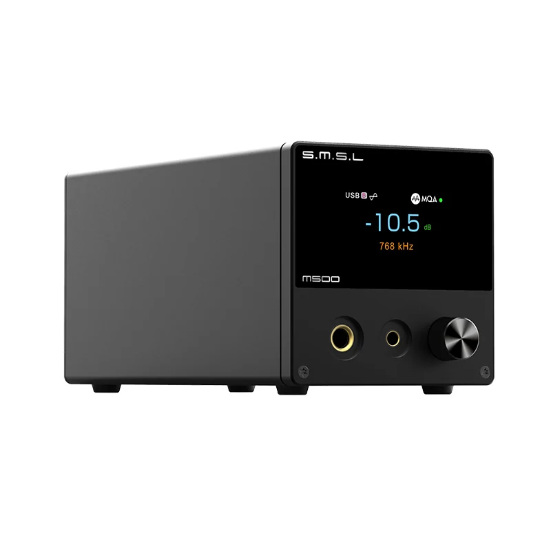 SMSL M500 MKIII Hi Res Audio DAC และเครื่องขยายเสียงหูฟัง ES9038PRO OPA1612A MQA-CD DSD512 XU316 Bluetooth5.1 พร้อมรีโมทคอนโทรล