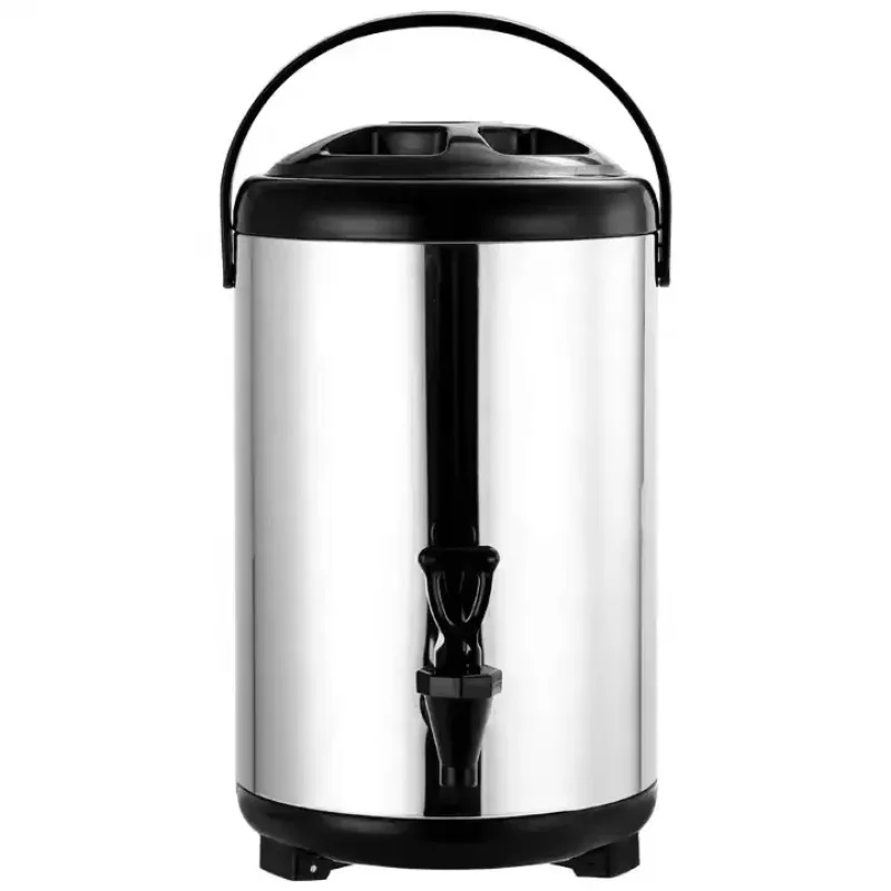 

Bubble tea equipment 8/10/12/14/16/18/20l stainless steel milk tea insulation bucket