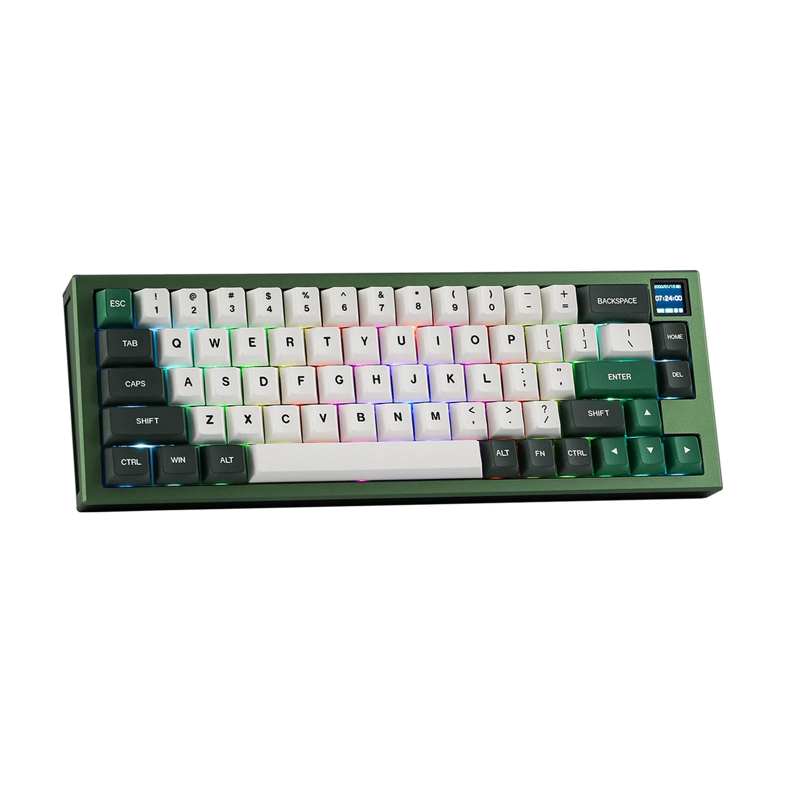 Epomaker MS68 mechanische Tastatur raffinierte eloxierte Aluminium gehäuse TFT-Bildschirm Max Pro Gaming-Tastatur Premium-Gaming-Tastatur