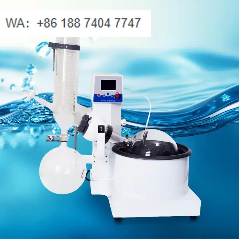 for Laboao 5L Small Vacuum Rotary Evaporator With Flask Lift and Digital Display