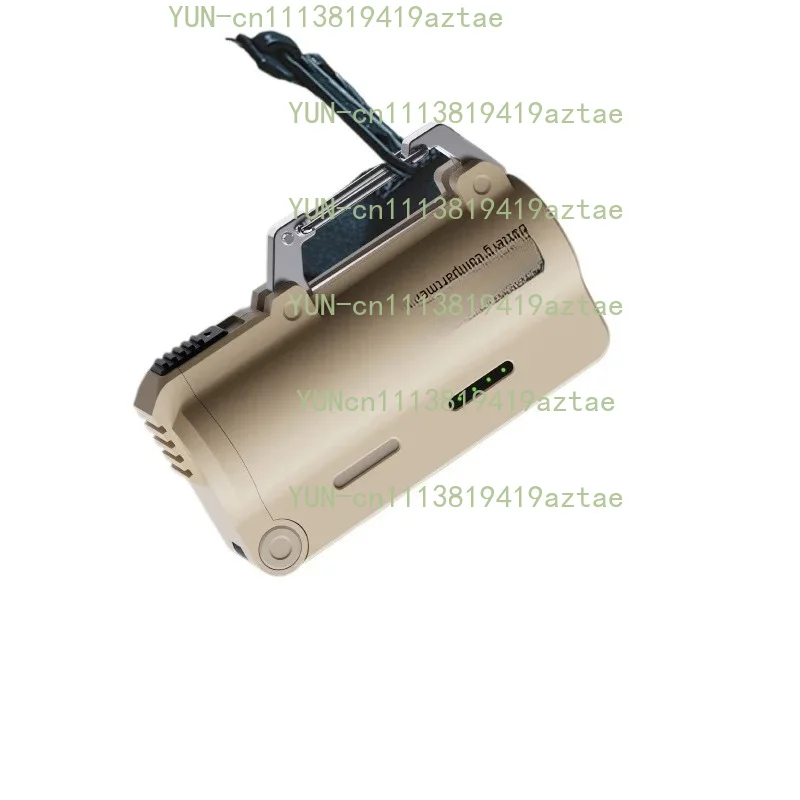 Mini Portable Outdoor Power Bank Case, 5000mAh Design, Replaceable Battery, Fast Charging Function, Battery Not Included