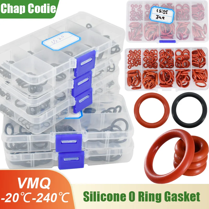 Silicone O Ring Gasket Silicon o-ring Sealing Washers Oil Resistant High Temperature Silica gel Rings Food Grade Spacers