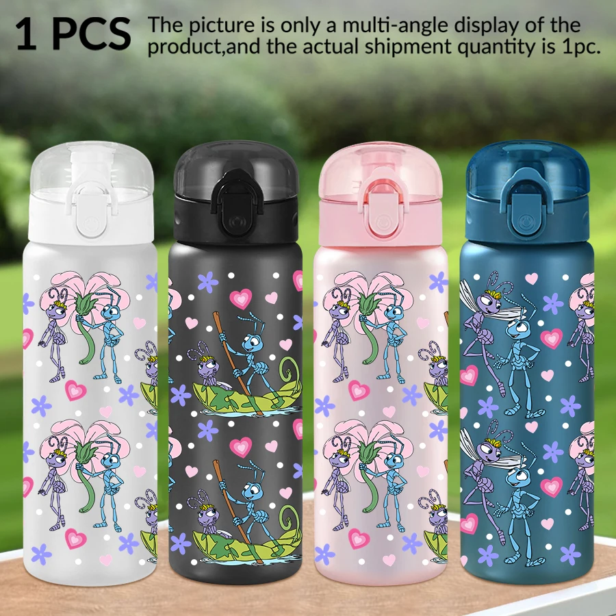 

1Pc Disney Fairy Flower Pattern 26oz Plastic Water Bottle Outdoor Sports Water Cup Birthday/back To School Gift