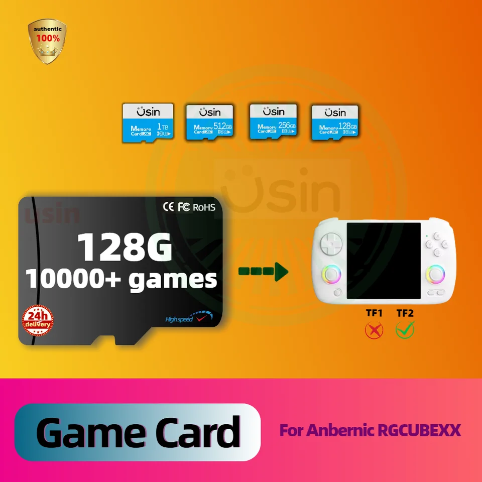 Game Cards For Anbernic RG CUBEXX RGCubeXX Plug&play Retro Games