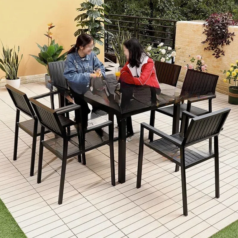 Garden Outdoor Set High-quality Eco-charger Prefabricated Modern Simplicity Warehouse Harging Station Rattan Outdoor Furniture