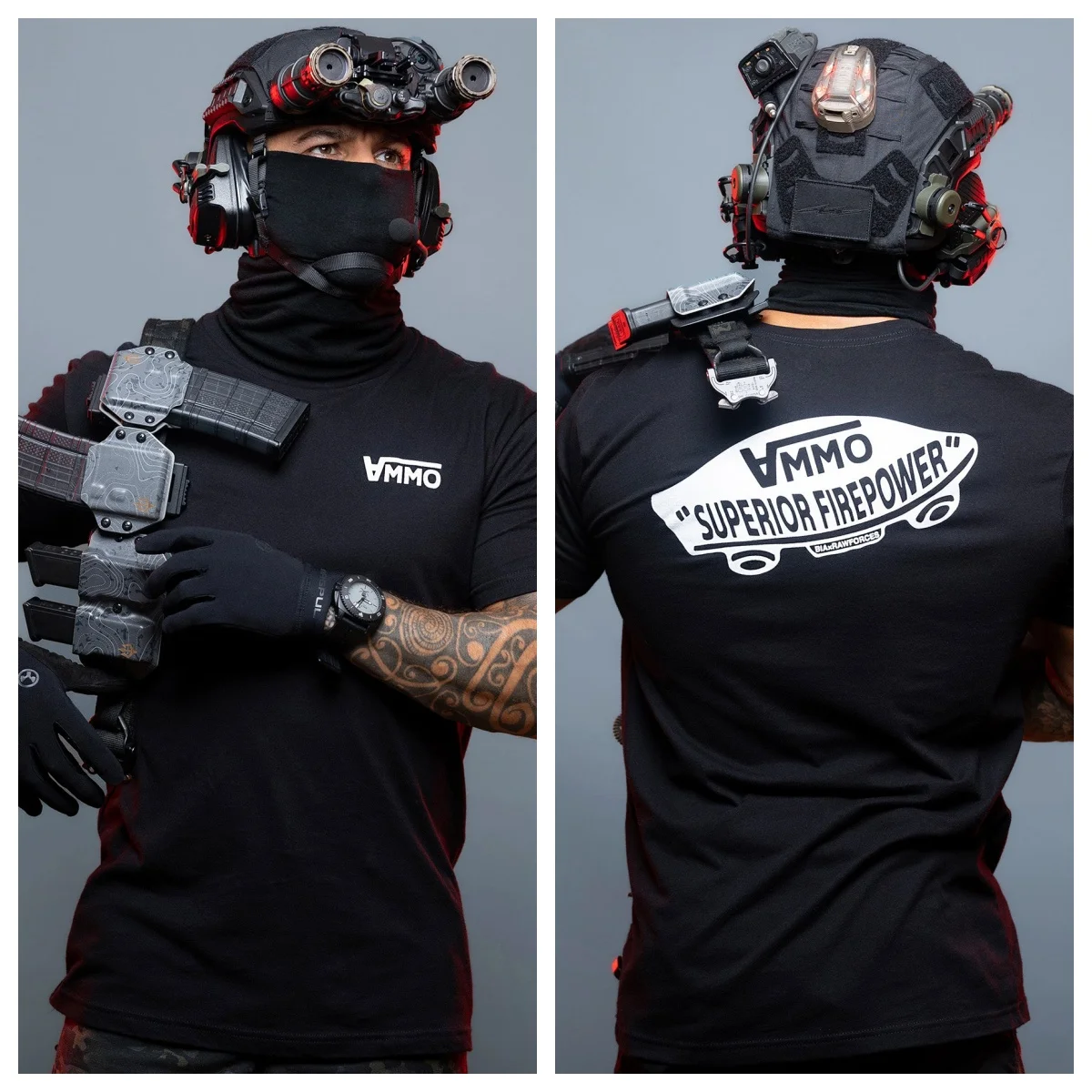 Ammo Superior Firepower _ T-Shirt - Suitable for Sports Wear Cotton Fashionable and Comfortable Men's and Women's T-shirts