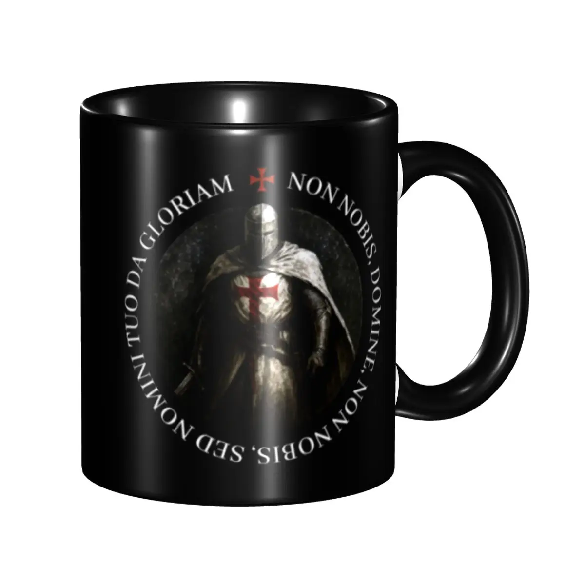 

Templar Knight Crusader Coffee Mug DIY Personalized Medieval Warrior Ceramic Milk Tea Mug