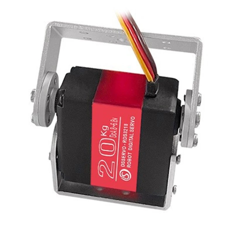 عزم دوران عالي 20 كجم أجهزة رقمية مزدوجة العمود ميتال جير IP66 مقاوم للماء مكونات مؤازرة المشروع لنماذج الروبوت 15UB