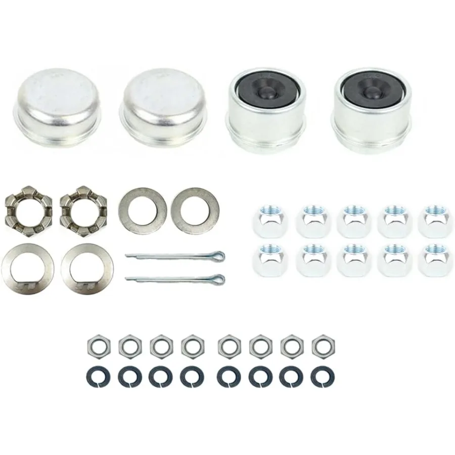 طقم فرامل محور مقطورة الفرامل الكهربائية مقاس 55.5 مسبقًا لمحاور مقطورة 3500 رطل جاهزة لتثبيت عزم دوران عالي مقاوم للتآكل