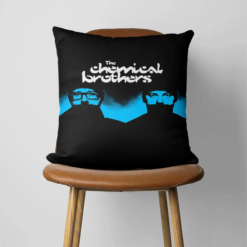 The Chemical Brothers Cushion Cover for Sofa Pillow Case Cover Seat Car Throw Pillowcase 45X45cm For Home Decorative SJ-850