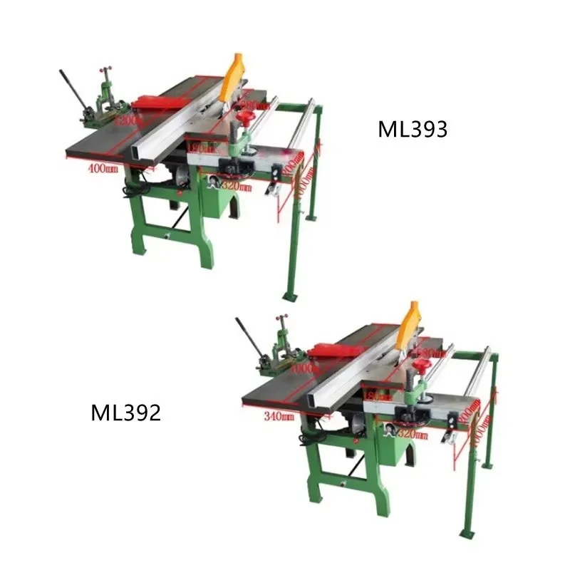 Multi functional household industrial wood saw board drilling and electric planer