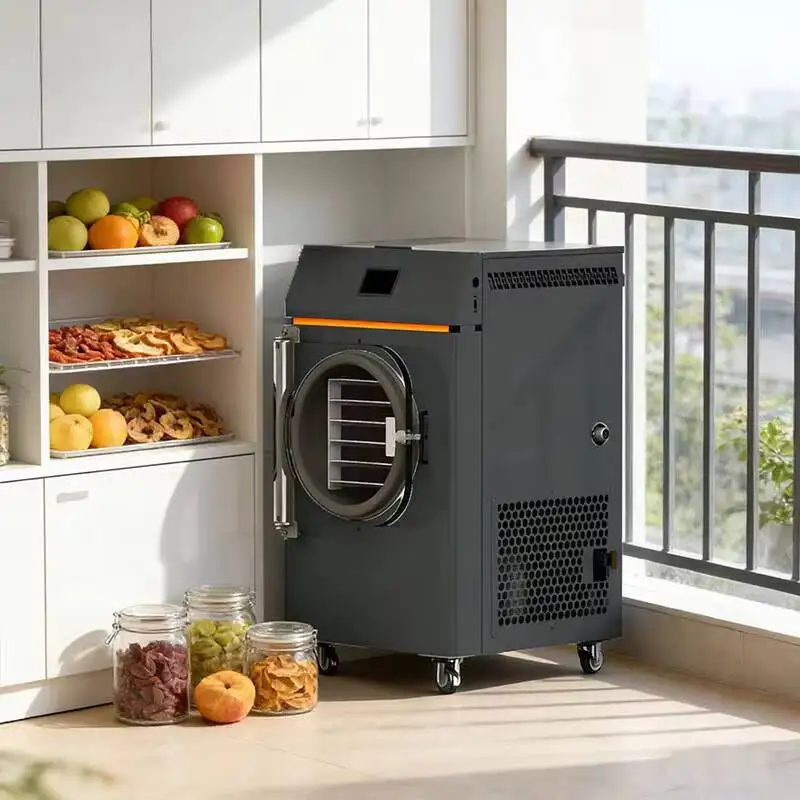 4Kg 6Kg Fruit, Vegetable, And Meat Compact Household Vacuum Freeze Dryer With Digital Control
