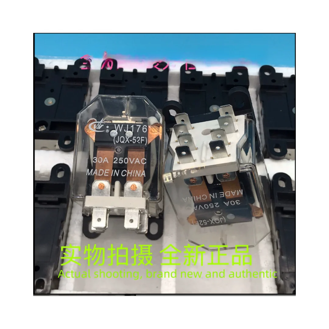 

Brand new original 8-pin relay, two open and two closed WJ176-2C (JQX-52F) 24VDC 30A