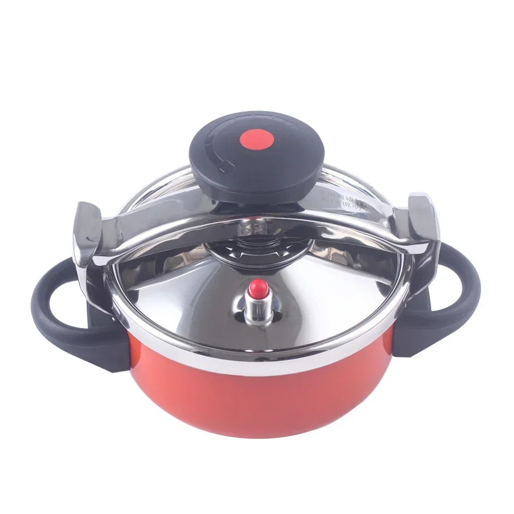 Dual-Use Gas Induction Pressure Cooker Soup  Cooker Universal Pot Stainless Steel Mini Pressure Cooker Safe And Easy To Clean