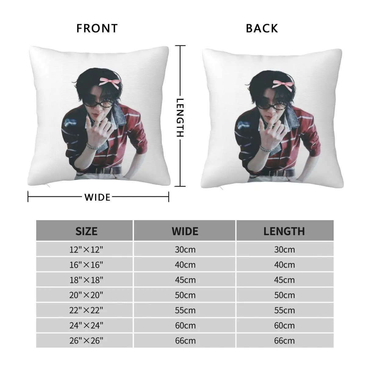 Jake Coquette Square Pillowcase Polyester Linen Velvet Pattern Zip Decorative Throw Pillow Case Sofa Cushion Cover