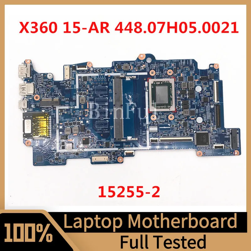 

448.07H05.0021 Mainboard For HP Envy X360 15-AR Laptop Motherboard 15255-2 With A12-9700P CPU 100% Full Tested Working Well