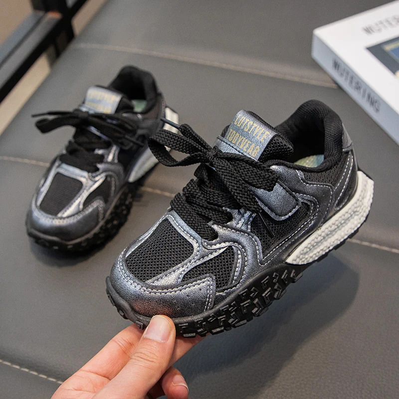 2025 子供のための靴通気性ジムスニーカー女性アンチスリップトレーニング子供のウォーキングシューズスポーツ