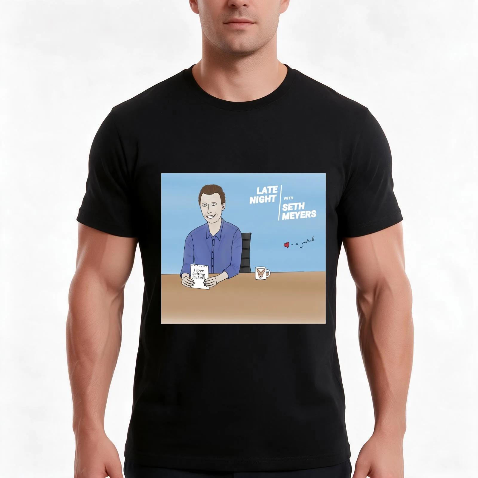Corrections with Seth Meyers T-Shirt, Summer Casual Cotton Tee, Oversized Streetwear Tops, Vintage Graphic Print, 100% Cotton