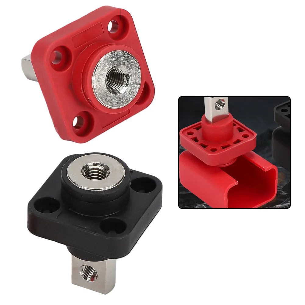 Battery Terminals Battery Connector Lithium Terminals Silver Plated Copper Construction High Conductivity Aging Resistant