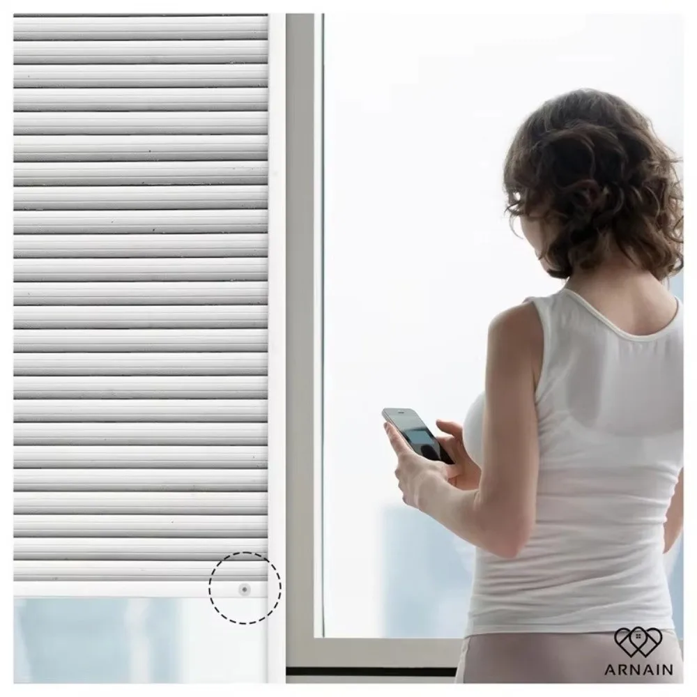 8PCS Plastic Roller Shutter Stops Cylindrical Screw Mounted Roller Blind Stoppers White Protective Stop Window Blind Accessories