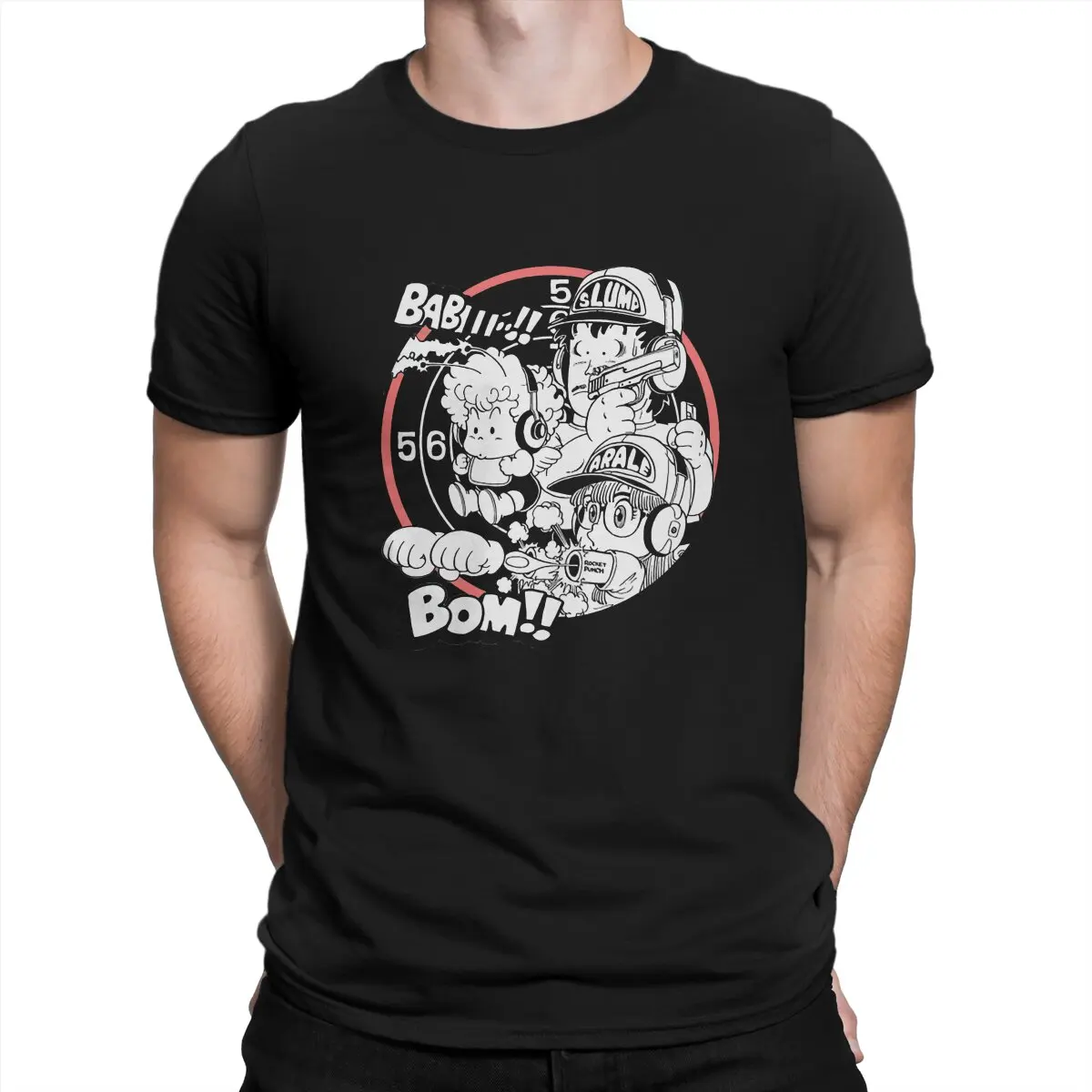 Dr Slump Babi Bom Tshirt Homme Men\'s Streetwear Polyester T Shirt For Men