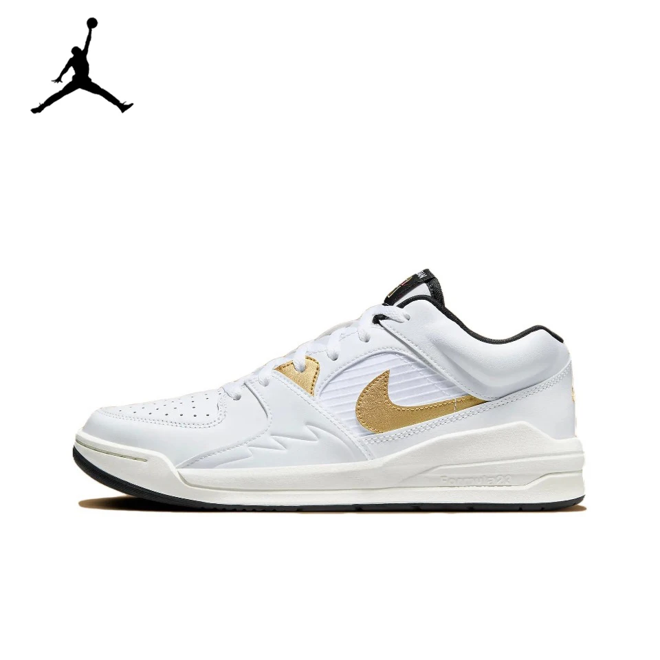 

Original Air Jordan Stadium 90 Low "White Gold" For Men Vintage Retro Casual Classic Street Basketball Shoes Sneakers DX4397-170