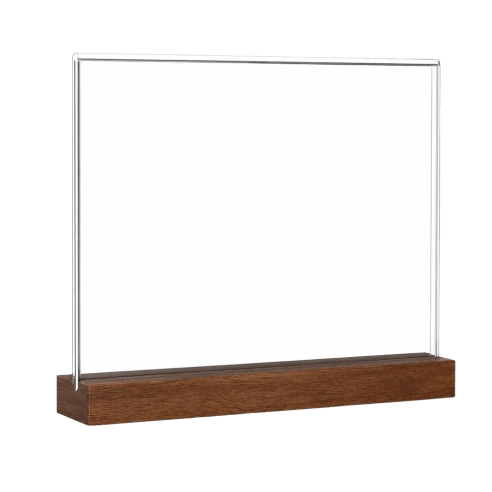 High Quality A4/A5/A6 Desk Display Stand Acrylic Transparent Bulletin Board Double Side Clear Menu Stand Holder Restaurant