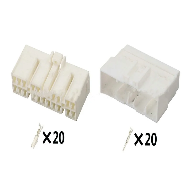 20 دبوس الذكور أو الإناث موصل السيارات مكبر للصوت سلك قابس كوابل مجمعة MG641083 MG651080 مع دبوس لتويوتا لكزس Les 430 2004