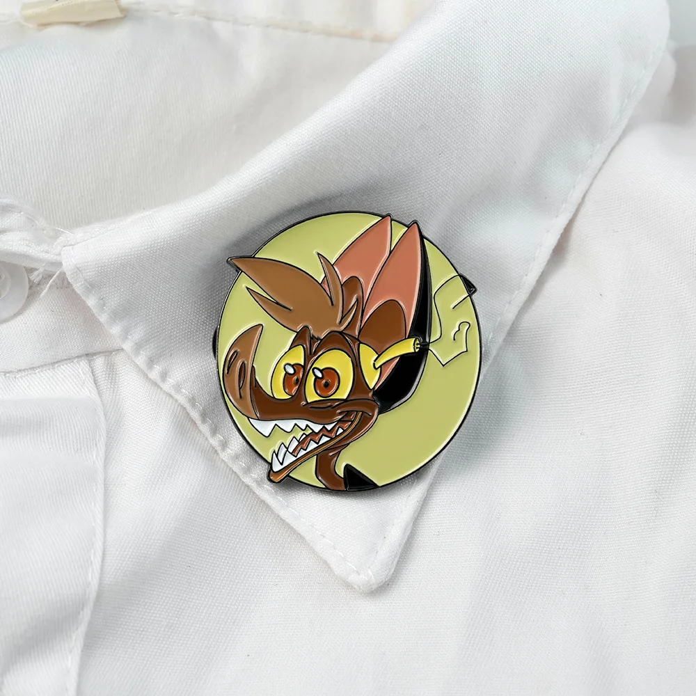 الكرتون الحيوانات بروش للملابس لينة المينا دبوس النساء الرجال شارة على أكياس التلبيب دبابيس لحقيبة الظهر مجوهرات اكسسوارات هدايا #4