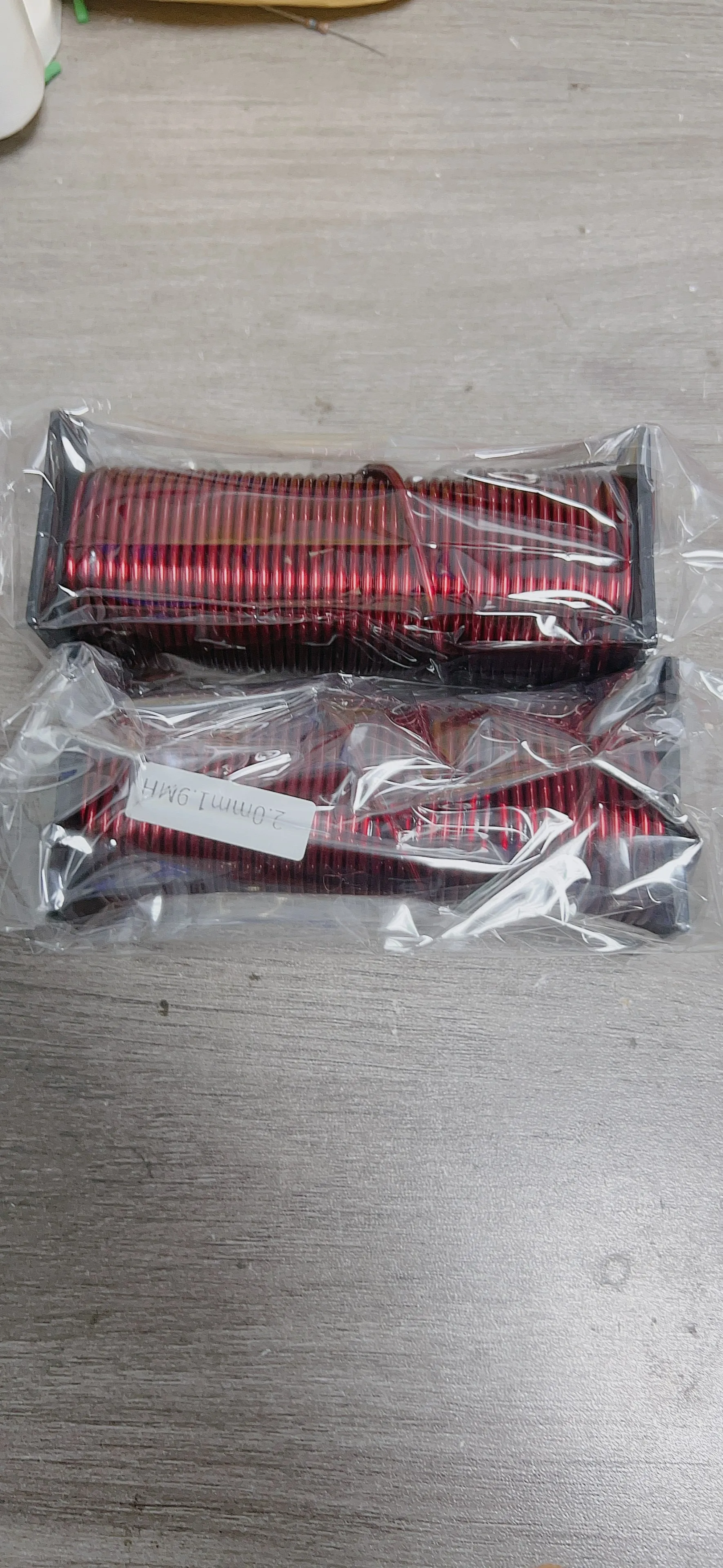 2.0mm   Iron core inductor speaker frequency divider, silicon steel sheet inductor speaker frequency divider with core coil