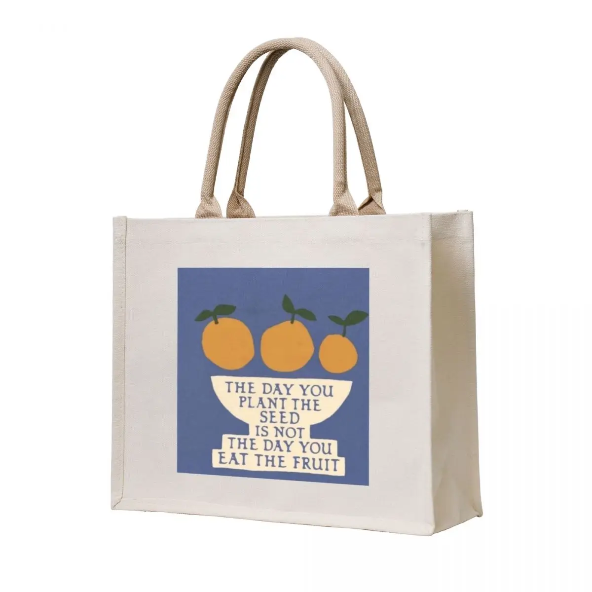 

Aesthetic quote Tote Bag shopping bag supermarket folding bag Cloth