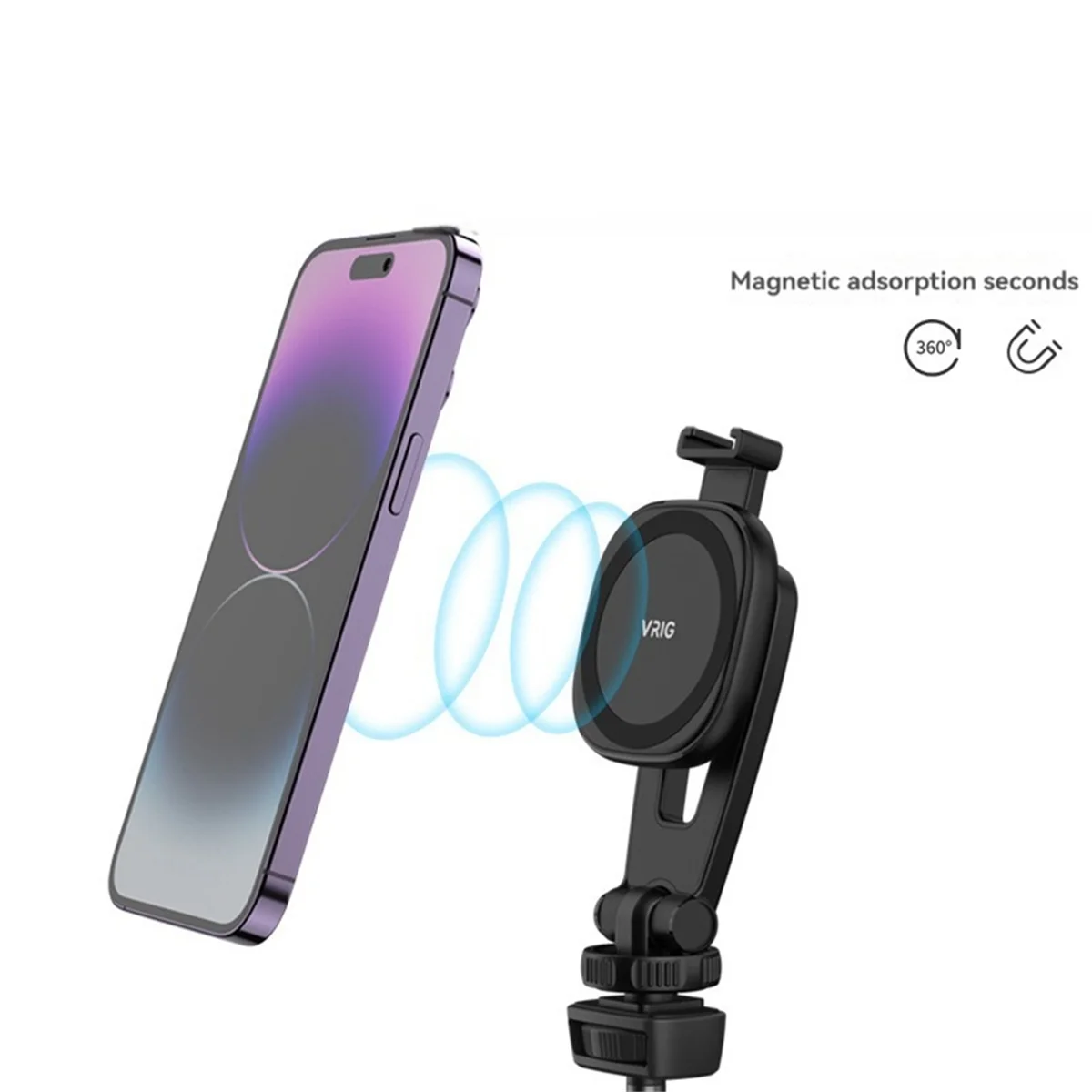 Vrig MG-03 MG03 Магнитный держатель для телефона Адаптер для штатива Магнитный держатель для телефона с камерой Крепление для штатива для Magsafe-B12B