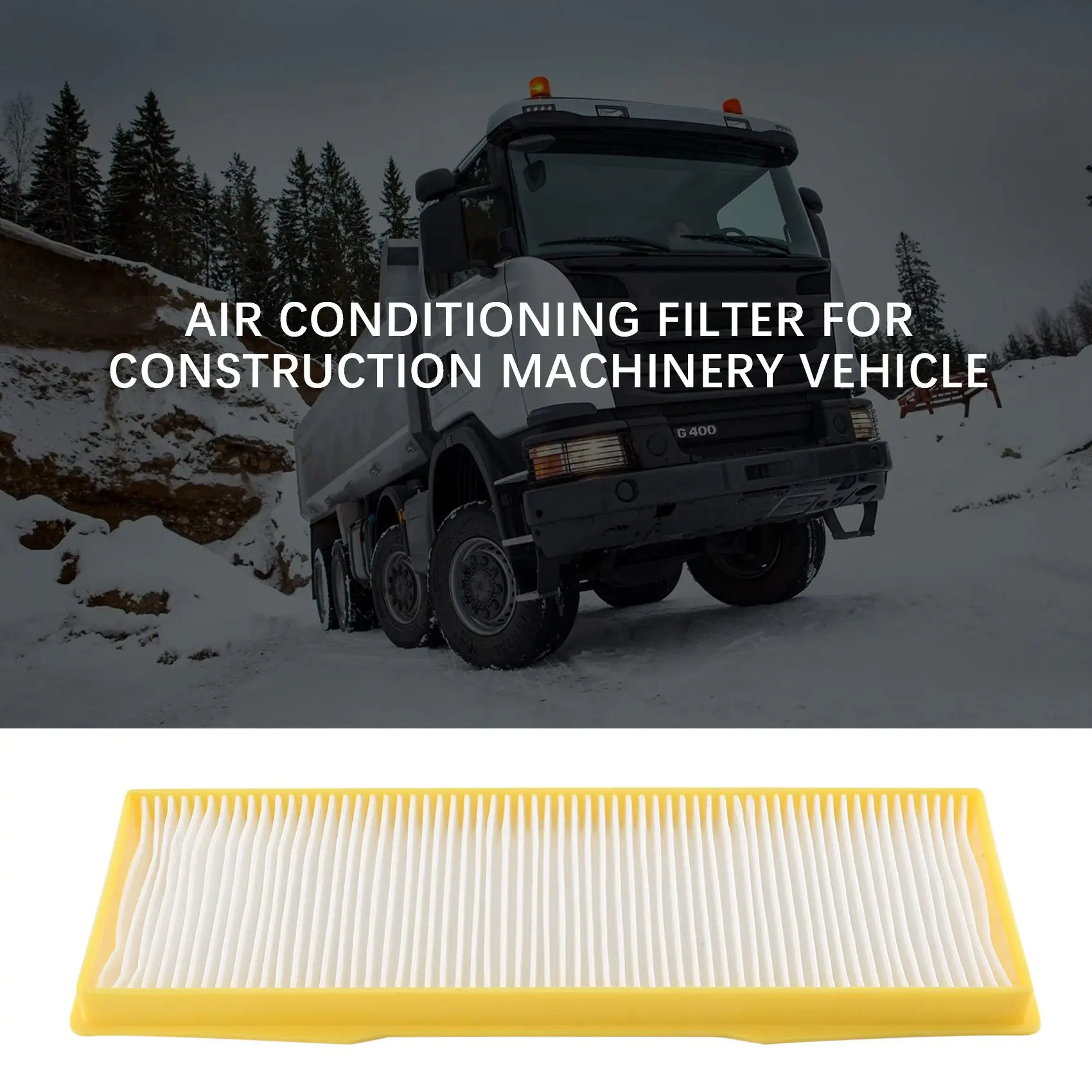 Reliable-Cabin Filter 1770813 CU37001 1913500 For Scania Truck Construction Machinery Air Conditioning Filter