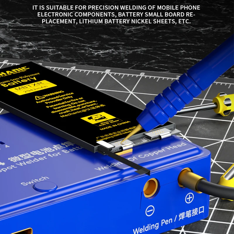 Mecânico w04 portátil máquina de solda a ponto bateria soldador shortkiller pcb circuito detector dispositivo soldador bateria móvel