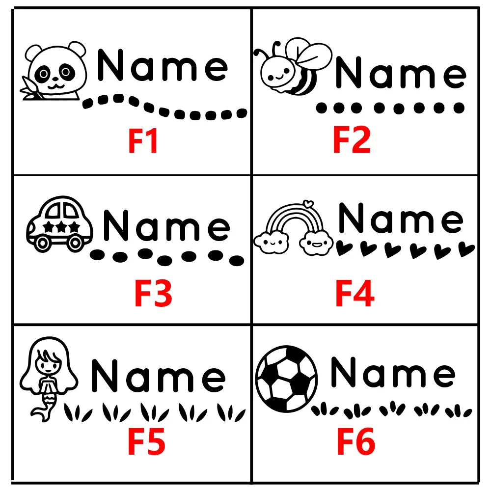 1PC Cute Self-inking Custom Name Seal The Crystal Sticker Pattern is a Rabbit Durable Office Supplies, Seal Supplies - view 4