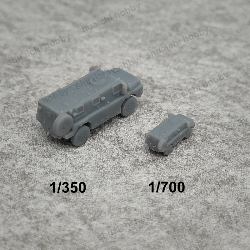 5PCS Bushmaster Armored Mobility Vehicle Resin Model 1/700 350 Scale Wheeled Mine Resistant Ambush Protected Vehicles Uncolored