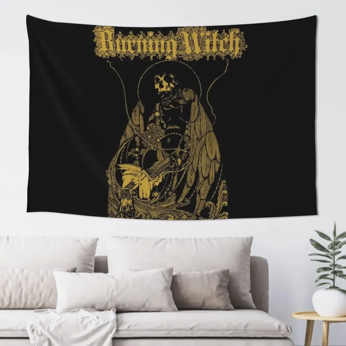 burning witch Tapestry Decoration Home Room Decorations Aesthetic Tapestry