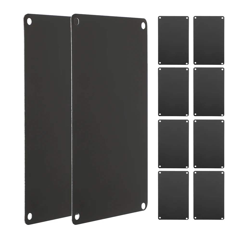 

10pcs Blank Nameplate Aluminum Sign Engraving Blanks Metal Plaques Door Plate DIY Accessory Traffic Safety Signs
