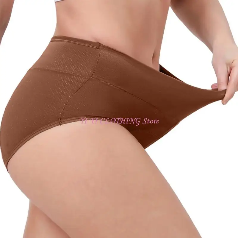 N5KF Heavy High Absorbency Period Underwear,Leakproof Panties 3Layer Postpartum Menstrual Hipsters Briefs for Women Teens