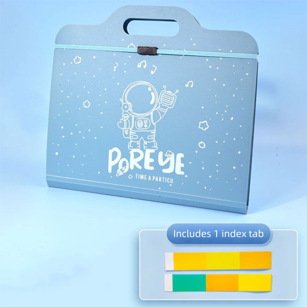 

13 Pockets File Folder Multifunctional Waterproof Test Paper Storage Booklet Portable Dirtyproof Document Bag