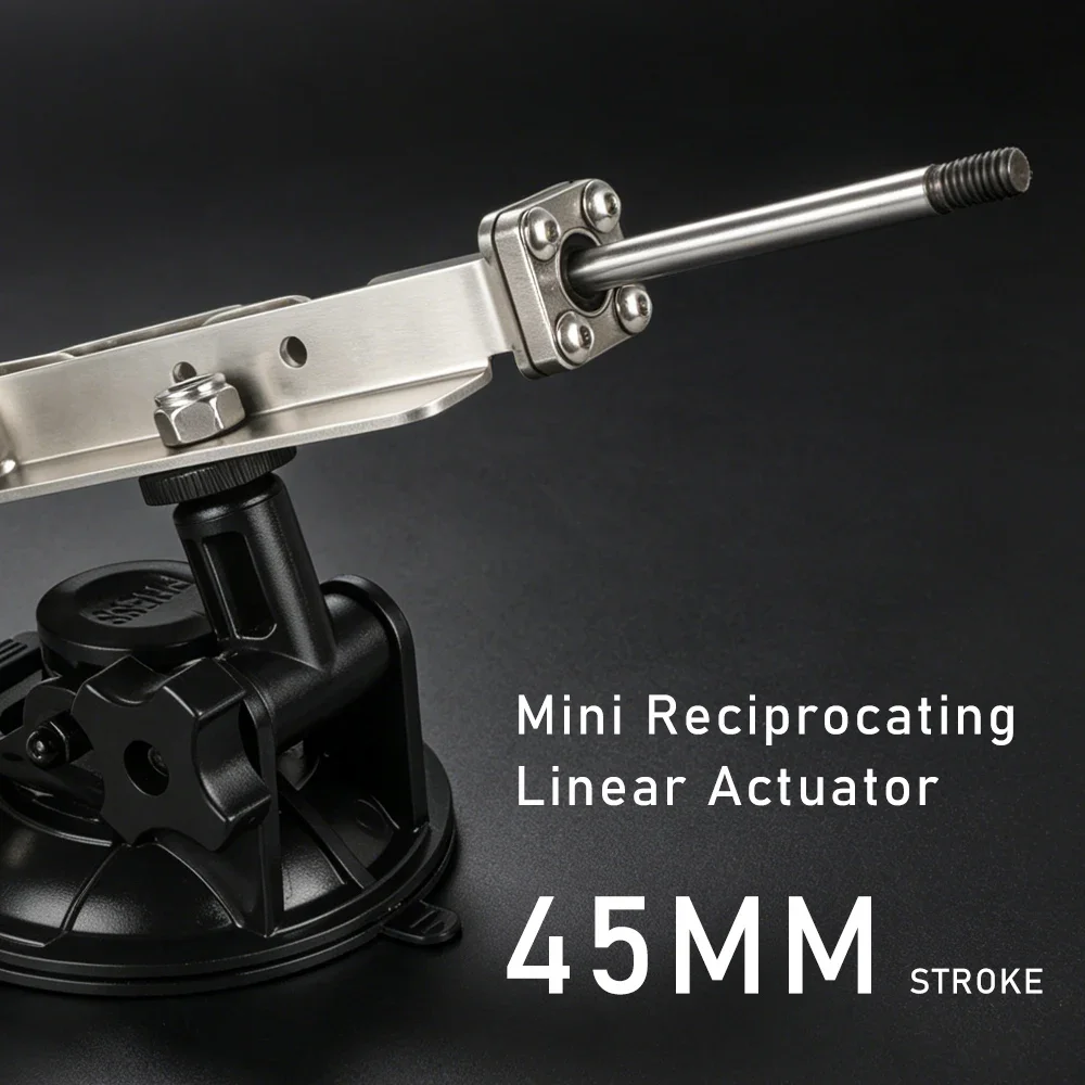 TUNGFULL Reciprocating Telescopic Linear Actuator Round-trip Telescopic 45mm Stroke Reciprocating Machine Remote Control