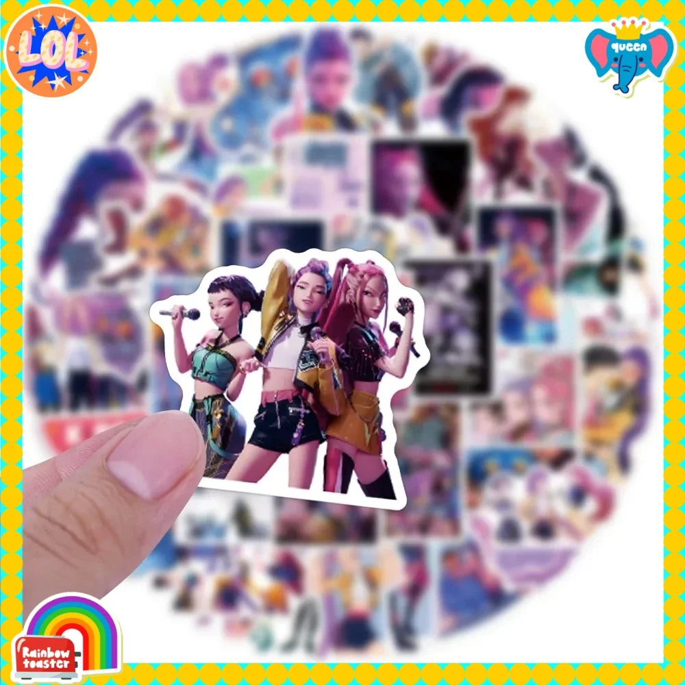 110 قطعة لطيف KPop شيطان الصيادين لغز ملصقات جعل وجه الكرتون DIY بها بنفسك الهاتف المحمول الأمتعة سكيت الكتابة على الجدران الشارات