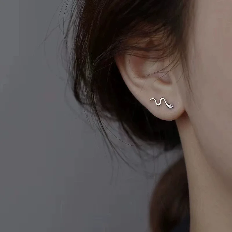 Trendy Mini Rhinestones Stud Earrings for Women Girls Daily Jewelry Cute Round Geometry Small Earrings Accessories - detail 14