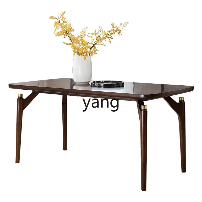 

CX simple new Chinese rectangular dining table modern full dining table